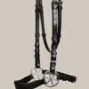 Nalanta Bitless Bridle Black - Fittings: Silver - Image 4
