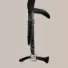 Nalanta Bitless Bridle Black - Fittings: Silver - Image 8