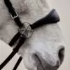 Nalanta Bitless Bridle Black - Fittings: Silver - Image 10